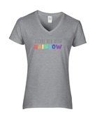 Epic Ladies Pride Secure Men Wear Rainbow LGBTQIA V-Neck Graphic T-Shirts