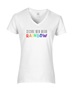 Epic Ladies Pride Secure Men Wear Rainbow LGBTQIA V-Neck Graphic T-Shirts