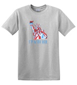 Epic Adult/Youth I'm With Her Liberty 4th of July Cotton Graphic T-Shirts