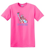 Epic Adult/Youth I'm With Her Liberty 4th of July Cotton Graphic T-Shirts