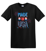 Epic Adult/Youth Made in the USA American Pride 4th July Cotton Graphic T-Shirts