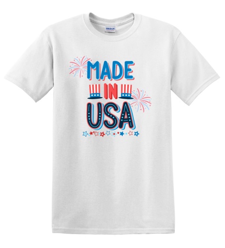 Epic Adult/Youth Made in the USA American Pride 4th July Cotton Graphic T-Shirts. Free shipping.  Some exclusions apply.