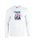 Epic Made in the USA American Pride 4th July Long Sleeve Cotton Graphic T-Shirts