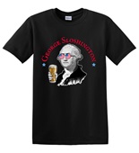 Epic Adult/Youth George Sloshington USA Funny Beer Party Cotton Graphic T-Shirts