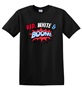Epic Adult/Youth Red White & Boom USA Funny 4th July Cotton Graphic T-Shirts