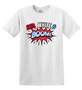 Epic Adult/Youth Red White & Boom USA Funny 4th July Cotton Graphic T-Shirts