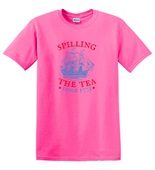 Epic Adult/Youth Spilling the Tea Since 1773 USA Funny Cotton Graphic T-Shirts