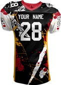 Sublimated Football Jersey - "Grunge"