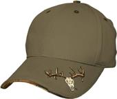 Deer Skull Fine Line Twill Cap OLIVE GREEN Primary