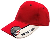 24/7 GOD & Country Cap RED Primary