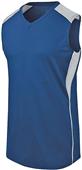 Womens & Girls Dynamite Softball Jersey NAVY/ SILVER GREY/ WHITE Primary