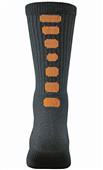  Adult Defender Calf Length Socks (Black/Lime)