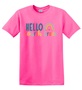 Epic Adult/Youth Hello Fourth Grade Back to School Cotton Graphic T-Shirts