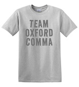 Epic Adult/Youth Team Oxford Comma English Grammar Cotton Graphic T-Shirts