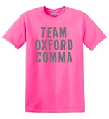 Epic Adult/Youth Team Oxford Comma English Grammar Cotton Graphic T-Shirts