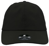 Zapped Captain 6-Panel Medium Profile Unstructured Dad Hat BLACK Primary