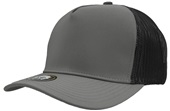 Zapped Marine 5-Panel Medium Profile Snapback Hat CHARCOAL-BLACK Primary