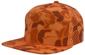 Zapped Osprey 7-Panel Medium Profile Snapback Baseball Caps BLAZE ORANGE OLD SCHOOL CAMO Primary