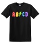 Epic Adult/Youth ABCD Band Style ACDC Font Back to School Cotton Graphic T-Shirts