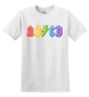 Epic Adult/Youth ABCD Band Style ACDC Font Back to School Cotton Graphic T-Shirts