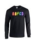 Epic ABCD Band Style ACDC Font Back to School Long Sleeve Cotton Graphic T-Shirts