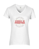Epic Ladies School's In Forever Song Parody Band V-Neck Graphic T-Shirts