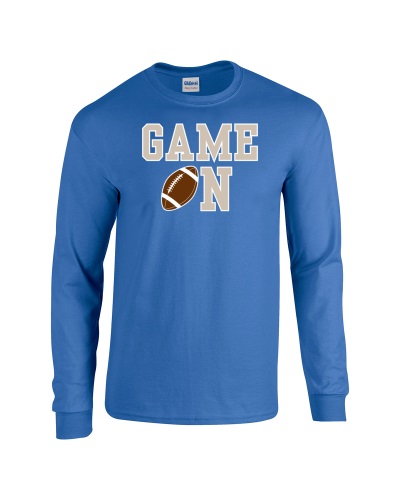 Epic Game On Football Varsity College Fan Long Sleeve Cotton