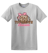 Epic Adult/Youth Touchdown Season Football Cute Leopard Cotton Graphic T-Shirts