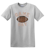 Epic Adult/Youth Game Day Football Varsity Leopard Fan Cotton Graphic T-Shirts