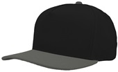 Zapped Patriot Canvas Medium Profile Snapback Baseball Caps BLACK/GREY Primary