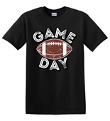 Epic Adult/Youth Game Day Football Grunge Varsity Fan Cotton Graphic T-Shirts