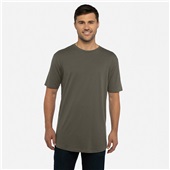 Mens/Womens Unisex Cotton Long Body Short Sleeve Crew T-Shirt HEAVY METAL Primary