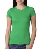Women's Perfect Lightweight 100%- Cotton Cap-Sleeve T-Shirt KELLY GREEN Primary