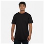 Mens/Womens Unisex Eco Heavyweight 60/40 Cotton/Poly Short Sleeve T-Shirt  BLACK Primary