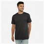 Mens/Womens Unisex Eco Heavyweight 60/40 Cotton/Poly Short Sleeve T-Shirt HEATHER BLACK Primary