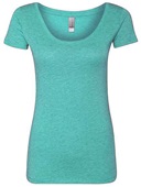 Women's Triblend Scoop Neck T-Shirt  VINTAGE TURQUOISE Primary