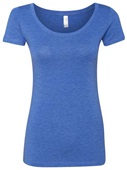 Women's Triblend Scoop Neck T-Shirt  VINTAGE ROYAL Primary