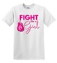 Epic Adult/Youth Fight Like A Girl Breast Cancer BCA Cotton Graphic T-Shirts
