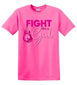 Epic Adult/Youth Fight Like A Girl Breast Cancer BCA Cotton Graphic T-Shirts