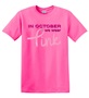 Epic Adult/Youth October We Wear Pink BCA Breast Cancer Cotton Graphic T-Shirts