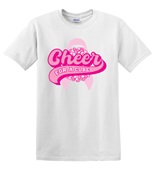 Epic Adult/Youth Cheer For A Cure BCA Breast Cancer Cotton Graphic T-Shirts