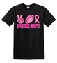 Epic Adult/Youth Pink Out Football Vintage Breast Cancer Cotton Graphic T-Shirts