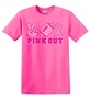 Epic Adult/Youth Pink Out Football Vintage Breast Cancer Cotton Graphic T-Shirts