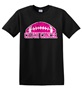 Epic Adult/Youth Crush Breast Cancer Vintage Football BCA Cotton Graphic T-Shirts