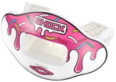 Shock Doctor White/Pink Sprinkle Drip Max AirFlow Football Mouthguard