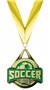 GOLD MEDAL/HALO YELLOW NECK RIBBON