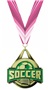 GOLD MEDAL/HALO PINK NECK RIBBON
