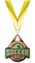 BRONZE MEDAL/HALO YELLOW NECK RIBBON