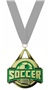 GOLD MEDAL/GREY NECK RIBBON