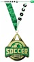 GOLD MEDAL/PRIZM SOCCER NECK RIBBON